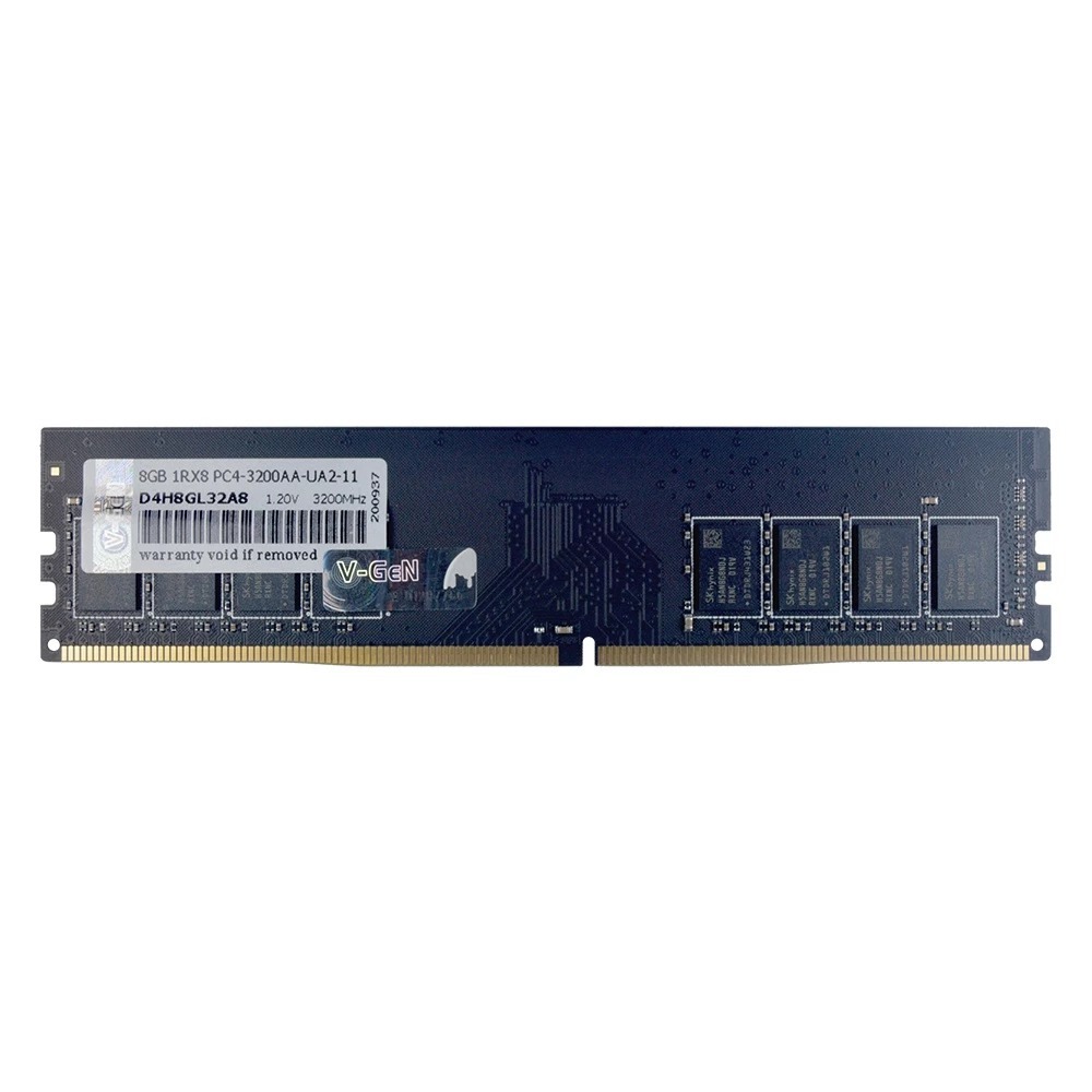 V-GEN Longdim RAM DDR4 4Gb / 8GB PC25600/3200Mhz Platinum