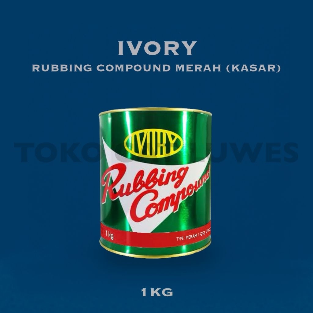 Rubbing Kompon - Compound Ivory Merah (Kasar) 1 Kg