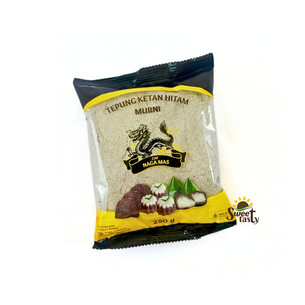 

Tepung Ketan Hitam Naga Mas 250 gr
