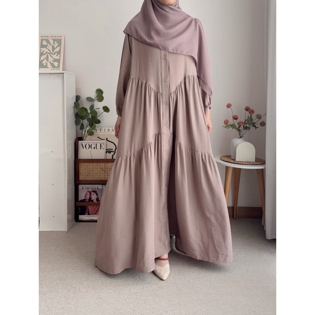 COTTONKY Mazaya Dress | Dress Muslim | Gamis Panjang