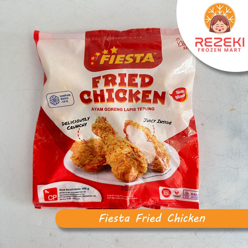 

Fiesta Fried Chicken 400 Gr | Ayam Goreng Lapis Tepung | Frozen Food Murah