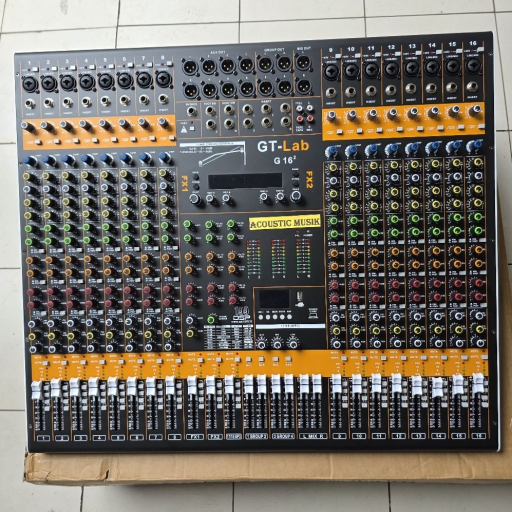 MIXER GT-LAB G16 GEN 2 MIXER 16 CHANNEL ORIGINAL  GT LAB G 16 GEN 2 BY RDW