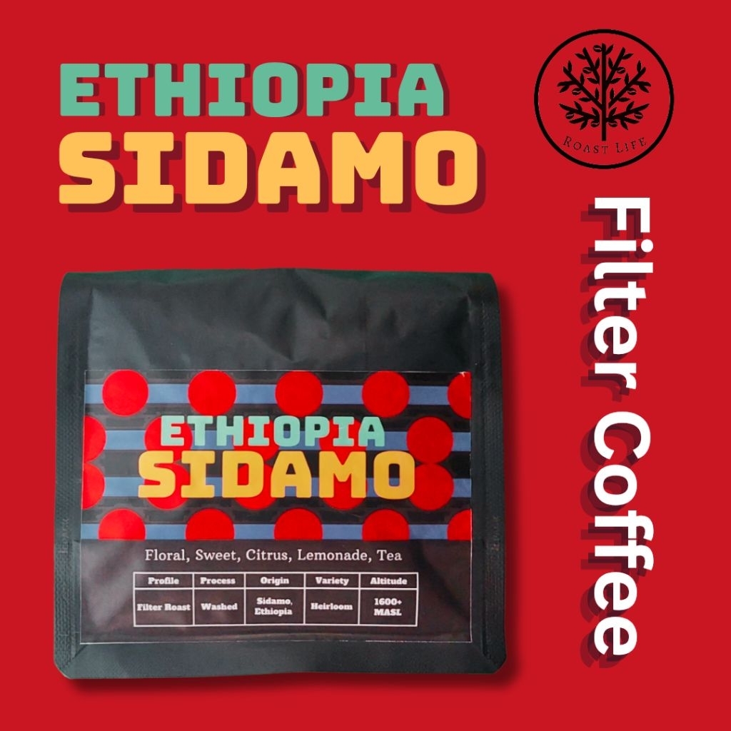 

Ethiopia Sidamo | Biji Kopi Arabica Single Origin 200 Gram (Roasted Beans)