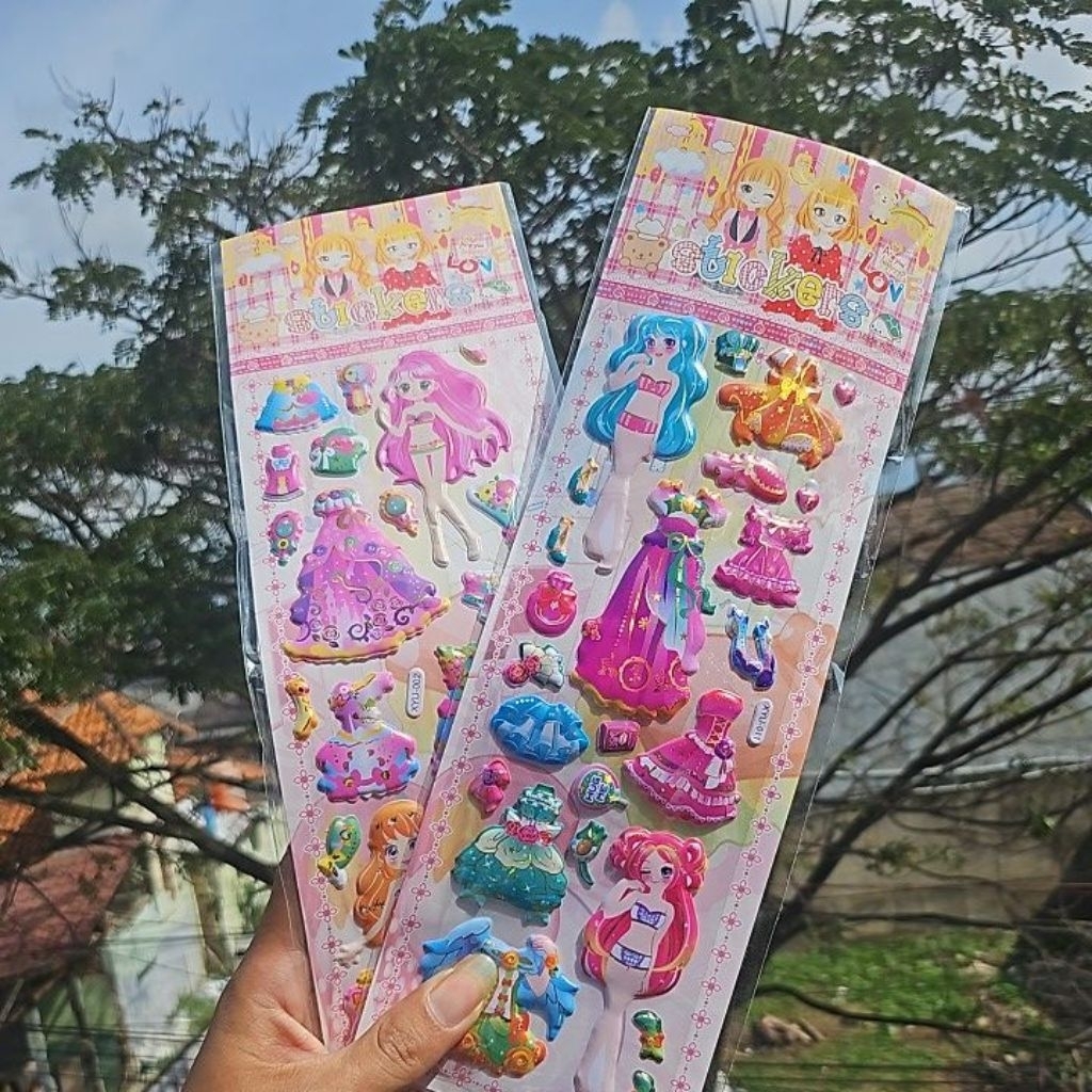 

sticker bp jumbo panjang / mainan stiker tempel anak lucu