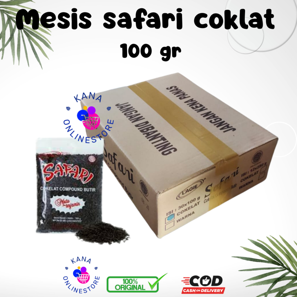 

Meses Coklat Safari Lagie 100 gr