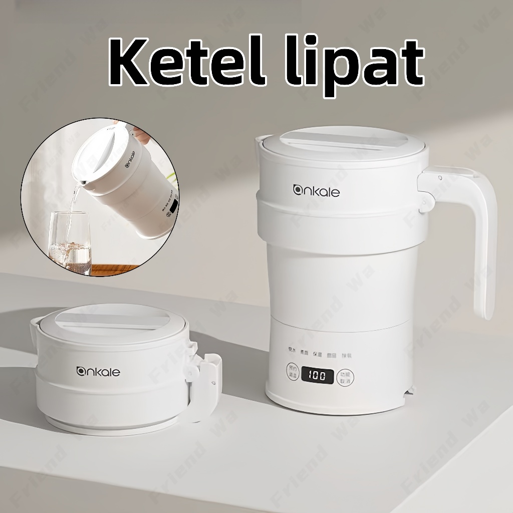 Ketel Listrik Portabel Ketel Listrik 0,7L, Bebas BPA