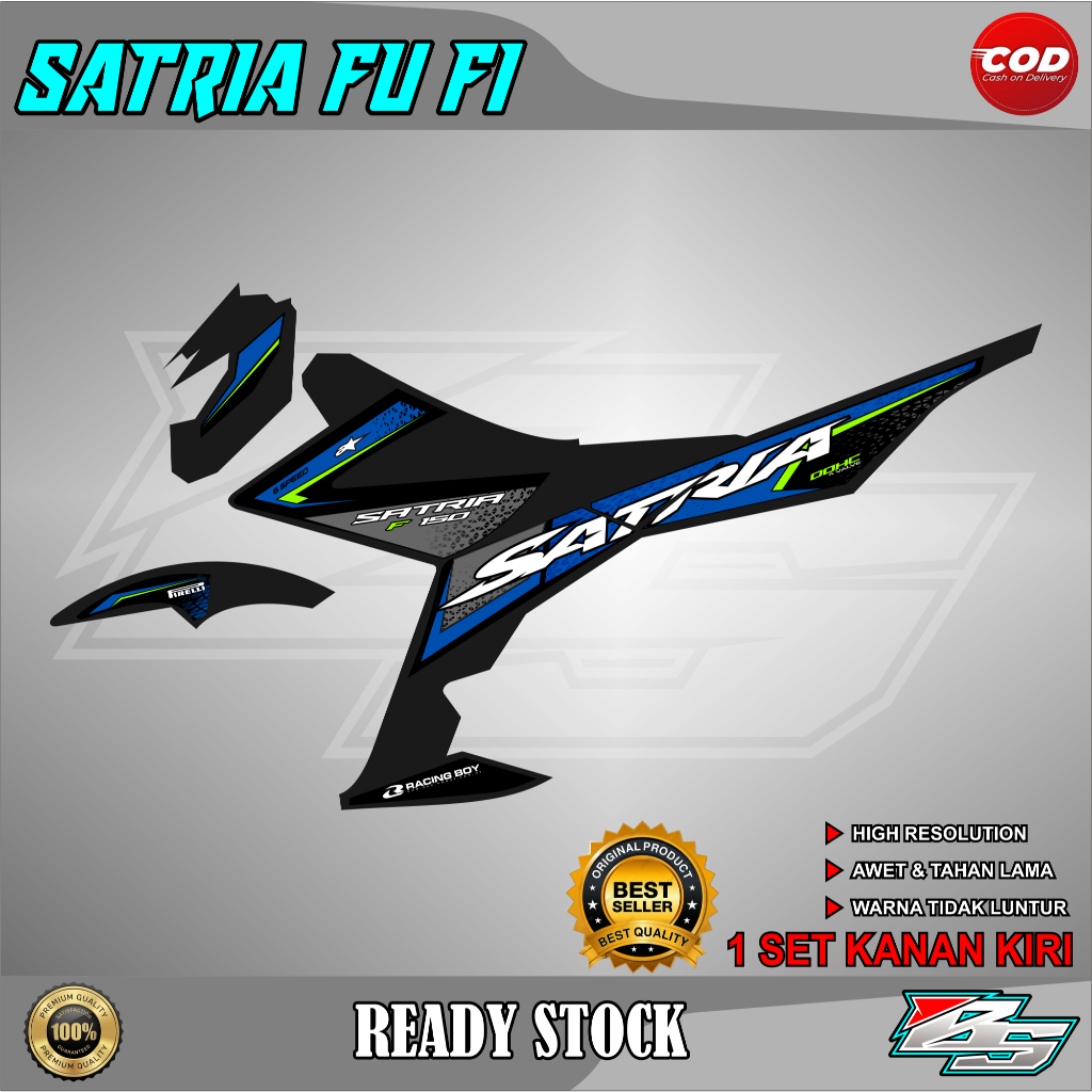STRIPING VARIASI KEREN SUZUKI SATRIA FU FI
