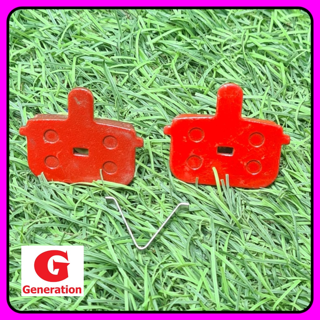 Kampas Rem Cakram Sepeda Kotak Merah Kampas Rem Sepeda DISC BRAKE PAD MTB BMX