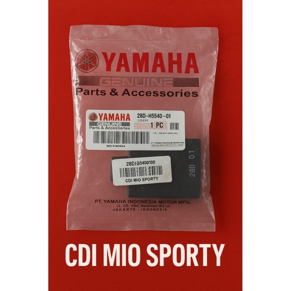 CDI MIO SPORTY SMILE 28D Asli Original Yamaha Genuine Part 100% Original  label Moric