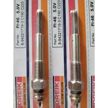 BUSI PEMANAS GLOW PLUG PI- 46 IZUSU-5V