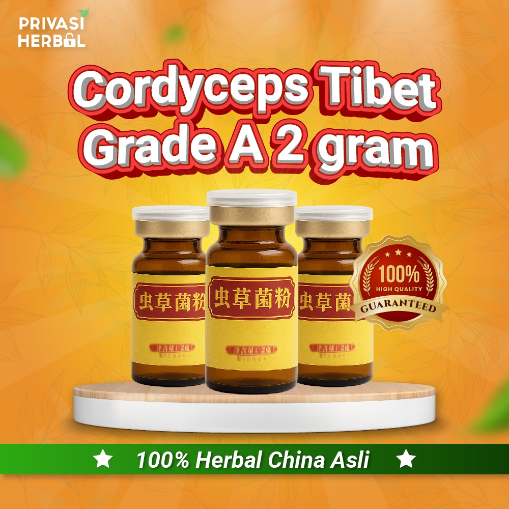 

Cordyceps Tibet Grade A 2 Gram Asli Original Suplemen stamina, memperkuat sistem imun, serta mendukung fungsi paru-paru dan ginjal.