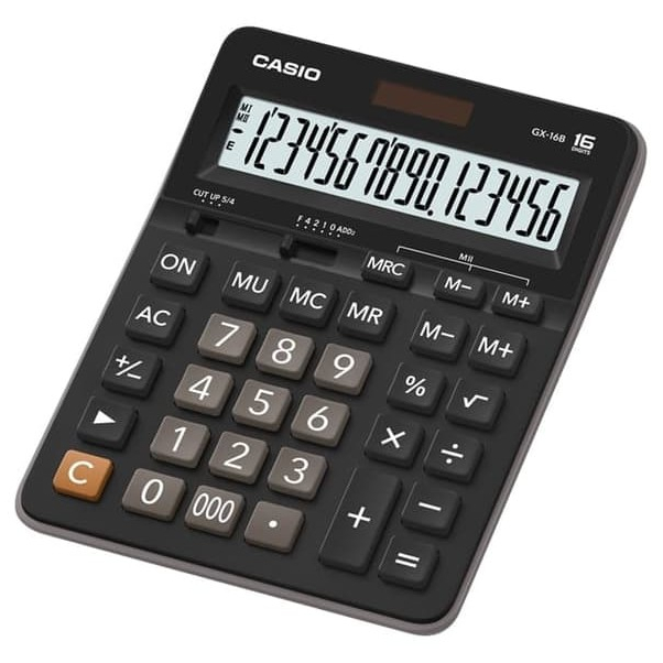 

Casio GX 16B - Calculator Desktop Kalkulator Meja Kantor Office GX-16B