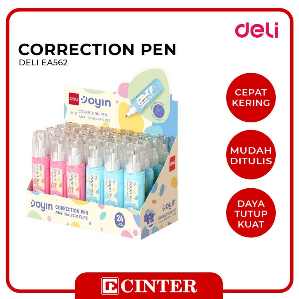 

DELI - TIPE EX CAIR / CORRECTION PEN TAPE CAIR EA562 10ML