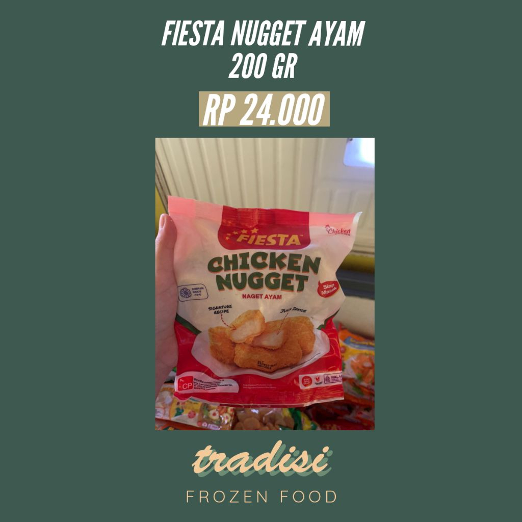 

FIESTA CHICKEN NUGGET 200 GR