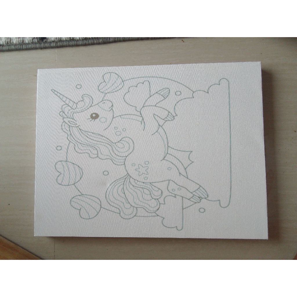 

Kanvas lukis sketsa ukuran 20x20cm/20x30cm/30x40cm