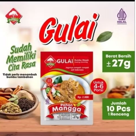 

Bumbu GULAI /enak Gurih /mantap cap pohon mangga/