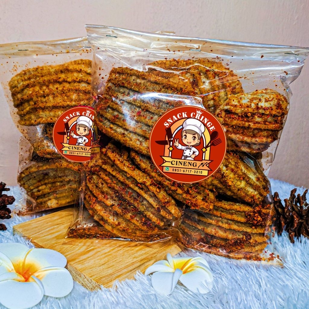 

Kerupuk Jengkol/pedas daun jeruk/90gr/snack cringe/cemilan viral terlaris