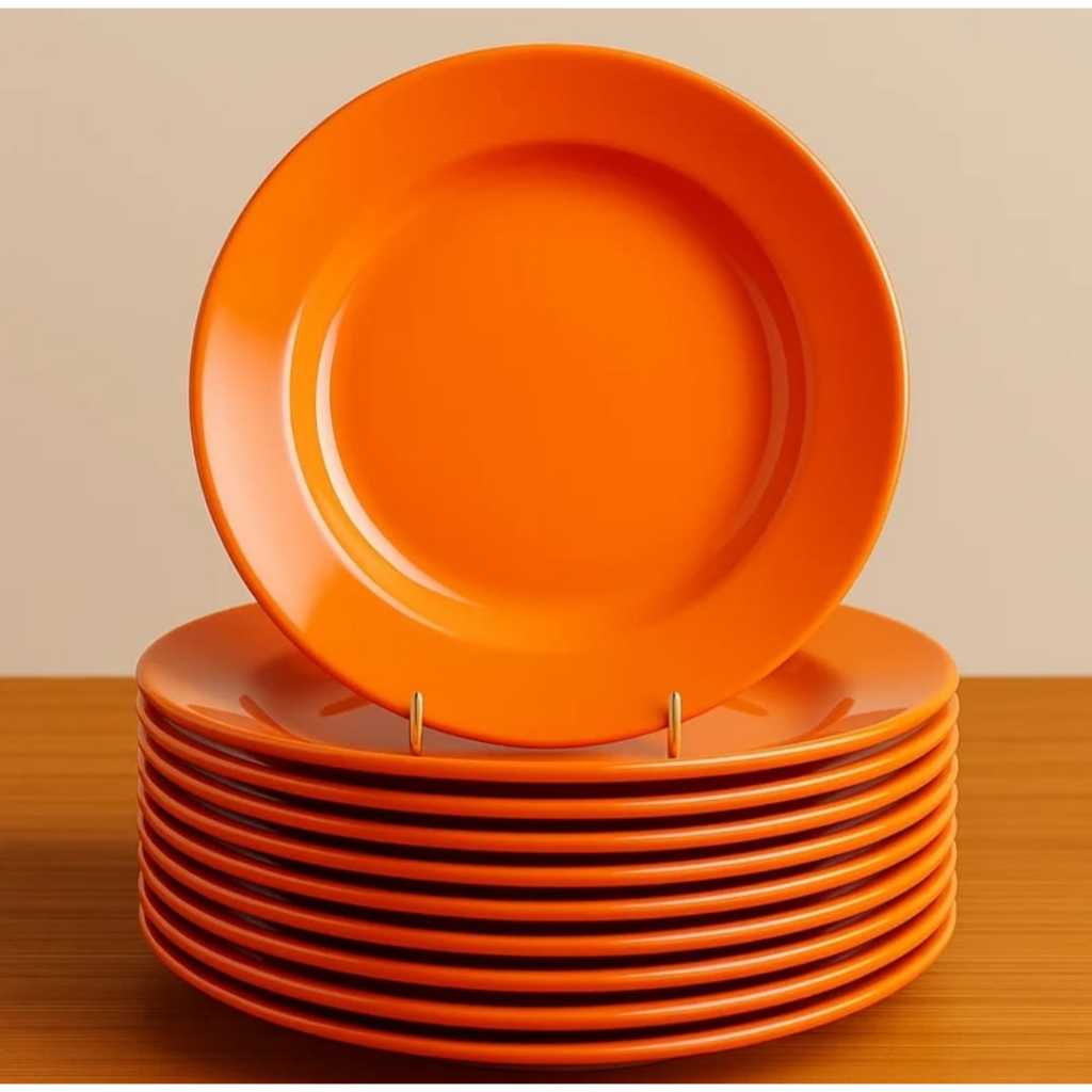 PROMO PIRING MAKAN MELAMIN 23CM PIRING CANTIK | PIRING MELAMIN BERKUALITAS FOOD GRADE