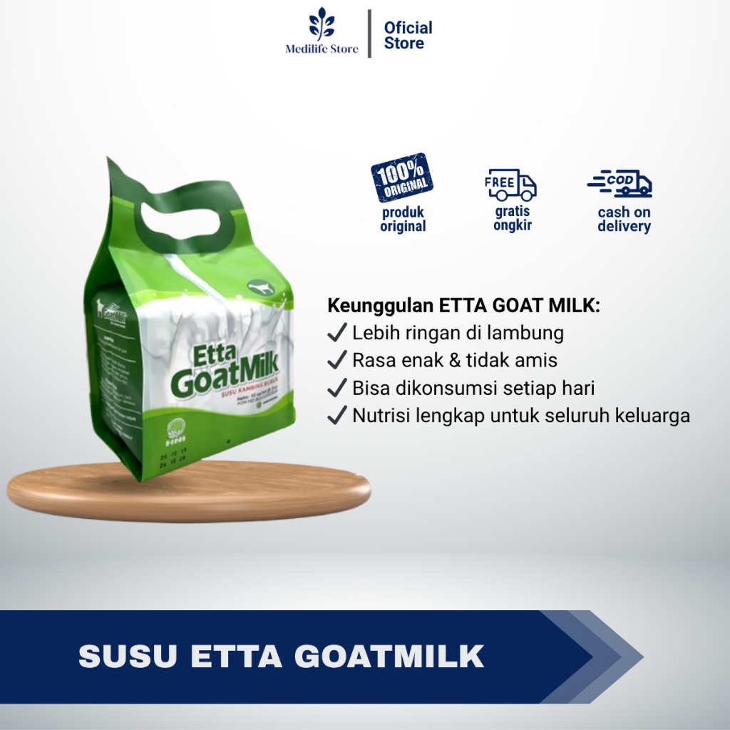 

ETTA GOAT MILK - susu kambing egm ori | original hni hpai | nutrisi alami untuk kesehatan