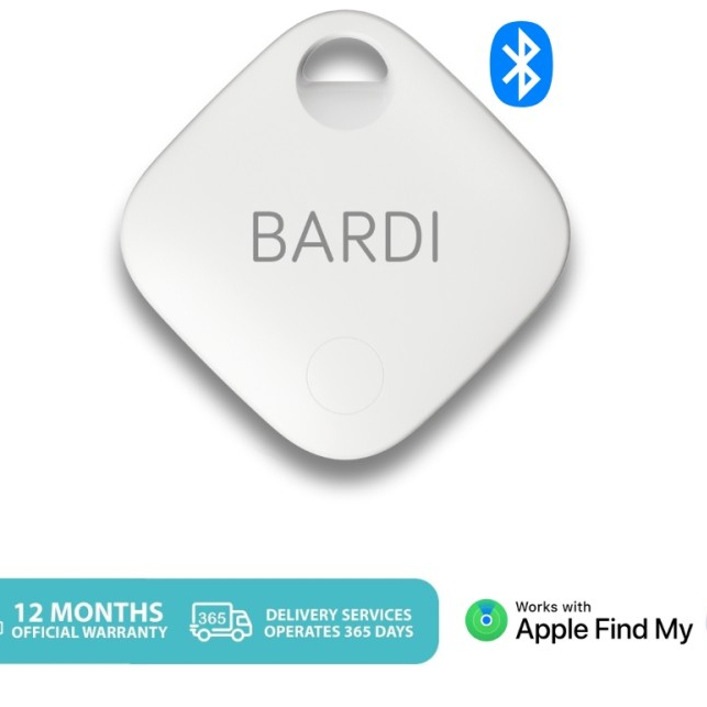 BARDI Official Smart Tag Tracker IP67 work with apple find me dan bardi smarthome aplikasi garansi r