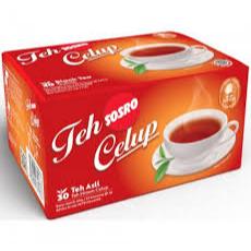 

TEH CELUP CAP SOSRO ( 1 BOX) isi 30 kantong