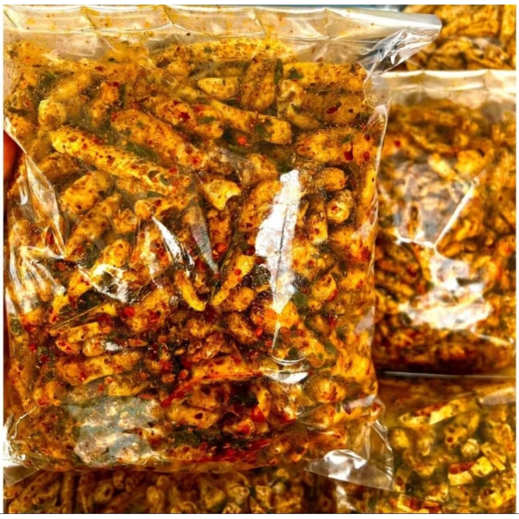 

BASRENG BULAT/BASRENGKOIN 500 GRAM PEDAS DAUN JERUK BUMBU MELIMPAH / baso goreng bulat koin pedas daun jeruk