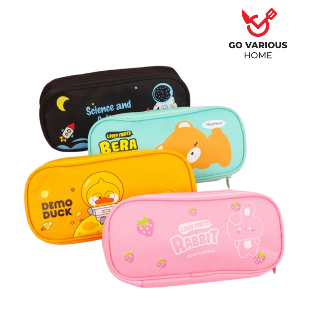 

GVH Tempat Pensil Resleting Lucu / Pencil Case Cartoon / Tempat Pensil Model Terbaru / Kotak Alat Tulis Korea Motif Lucu / Tempat Pensil Aesthetic