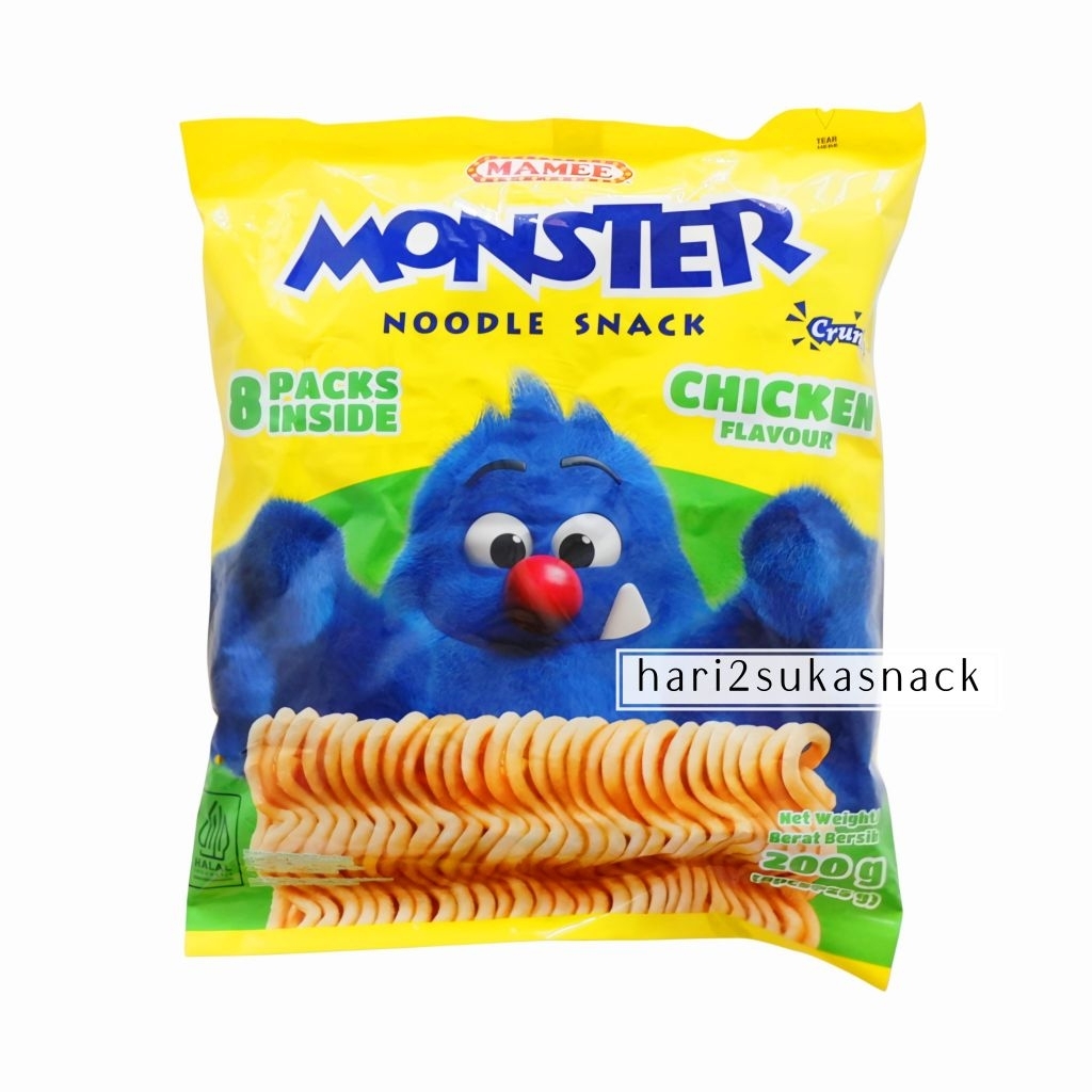 

Mamee Monster Noodle Snack Mie Kering Rasa Ayam