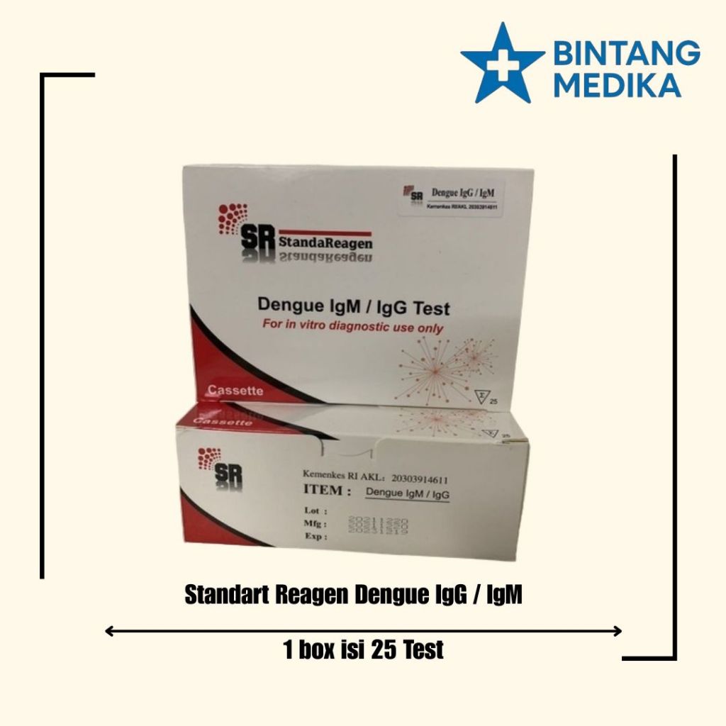 Rapid Test Dengue IgG/IgM SR isi 25 Test