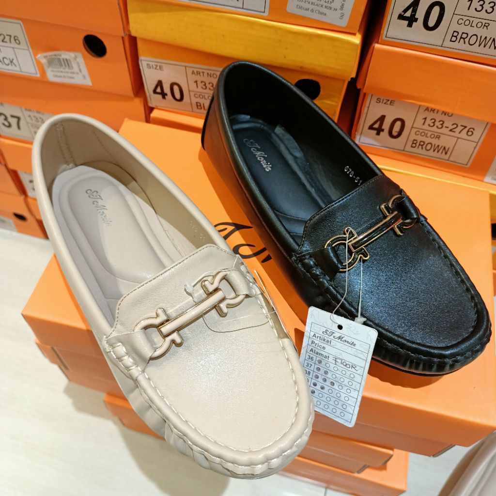 sepatu wanita moccasin/loafer ST.MORITZ original matahari