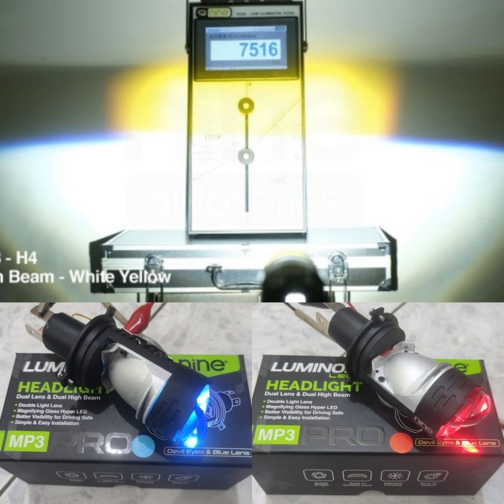 BiLED Mini Laser Projector H4