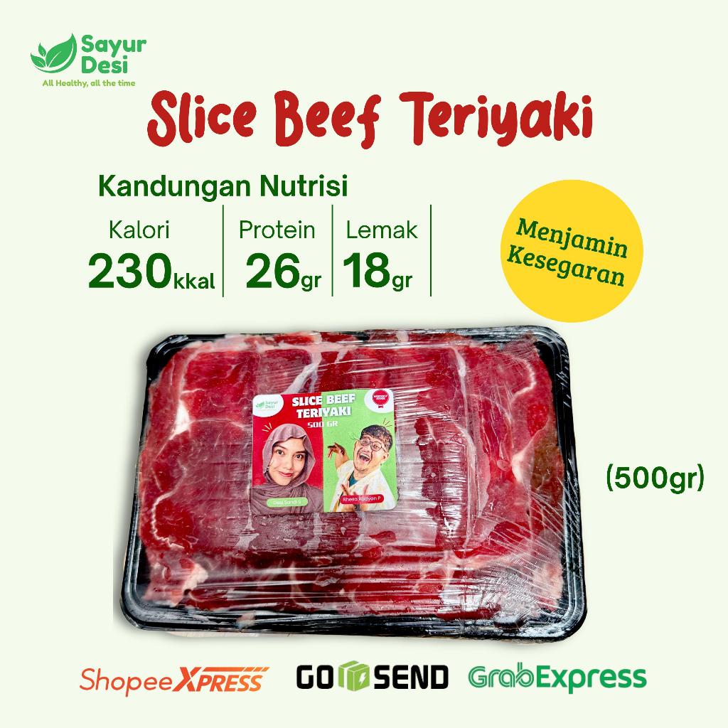 

Beef Slice Teriyaki Low Fat 500gr Sayur Desi