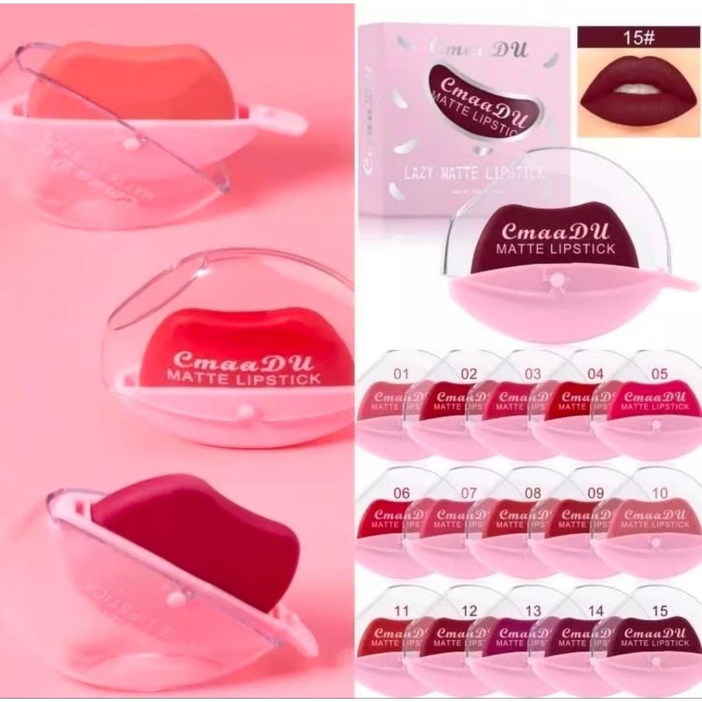 Cmaadu lazy lips velvet matte lipstik