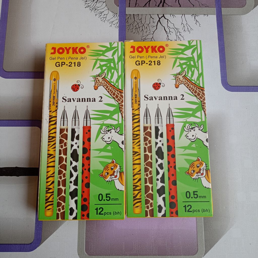 

Gel pen/ Pena JOYKO GP-218/Savanna2/ 0.5mm. 1Box 12Pcs