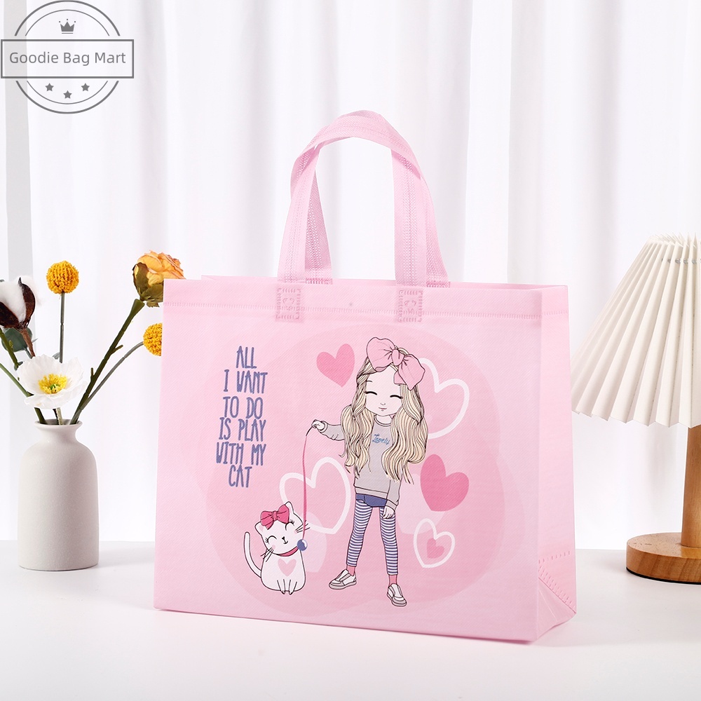 

Membentuk-A27/Goodie bag-Tas Belanja tas Jinjing tas spunbond tas souvenir premium tebal dan kuat/Terlaris lipat jumbo/ waterproof/shopping bag Tas Belanja Murah Karakter Kartun