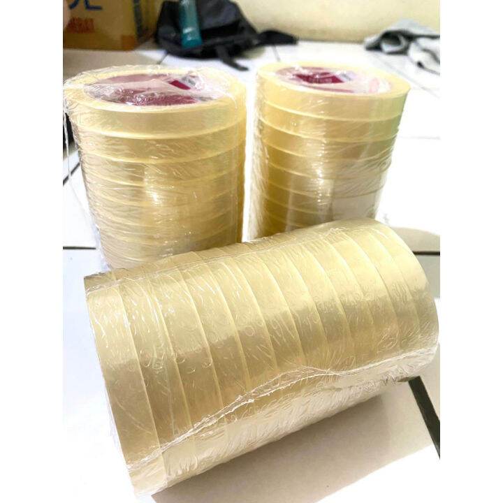 

Isolasi Solasi Selotip Lakban Bening Daimaru 0,5 inch 1 inch (12 mm x 72 yard) (24 mm x 72 yard) 1 Slop
