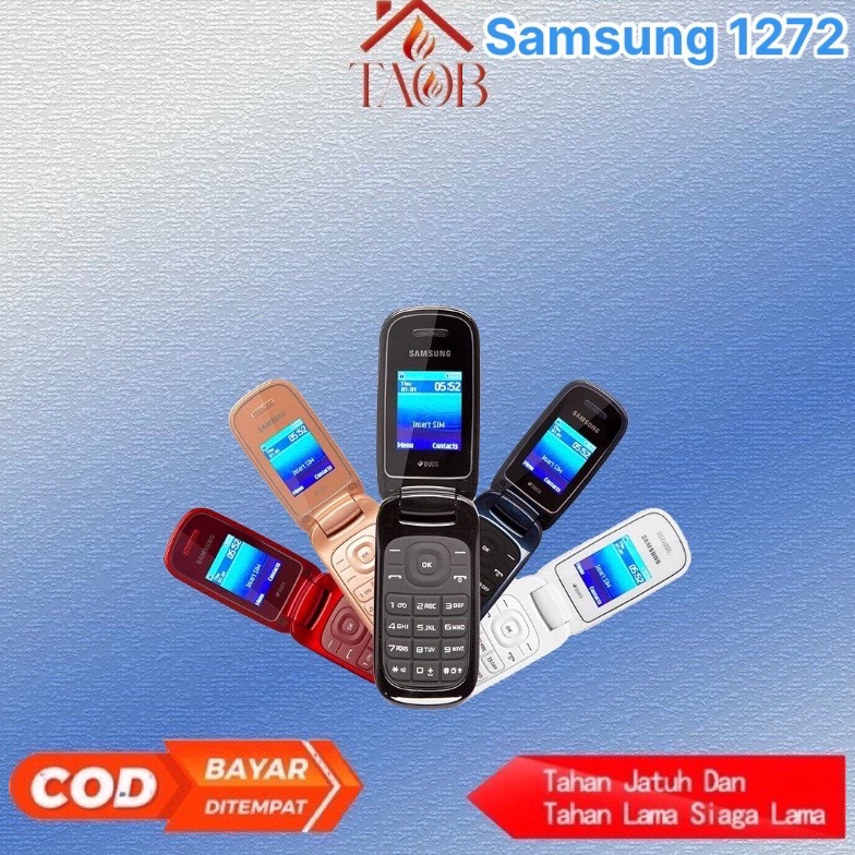 KODE F39Y Samsung lipat HP jadul samsung flip CARAMEL E1272 TERMURAH HP JADUL lipat