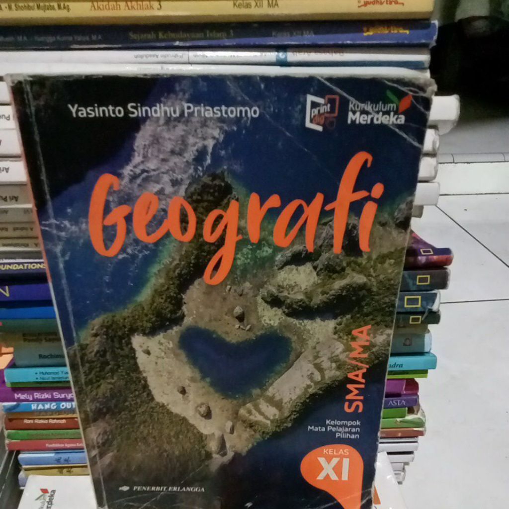 buku geografi kelas 11 penerbit Erlangga kurikulum merdeka