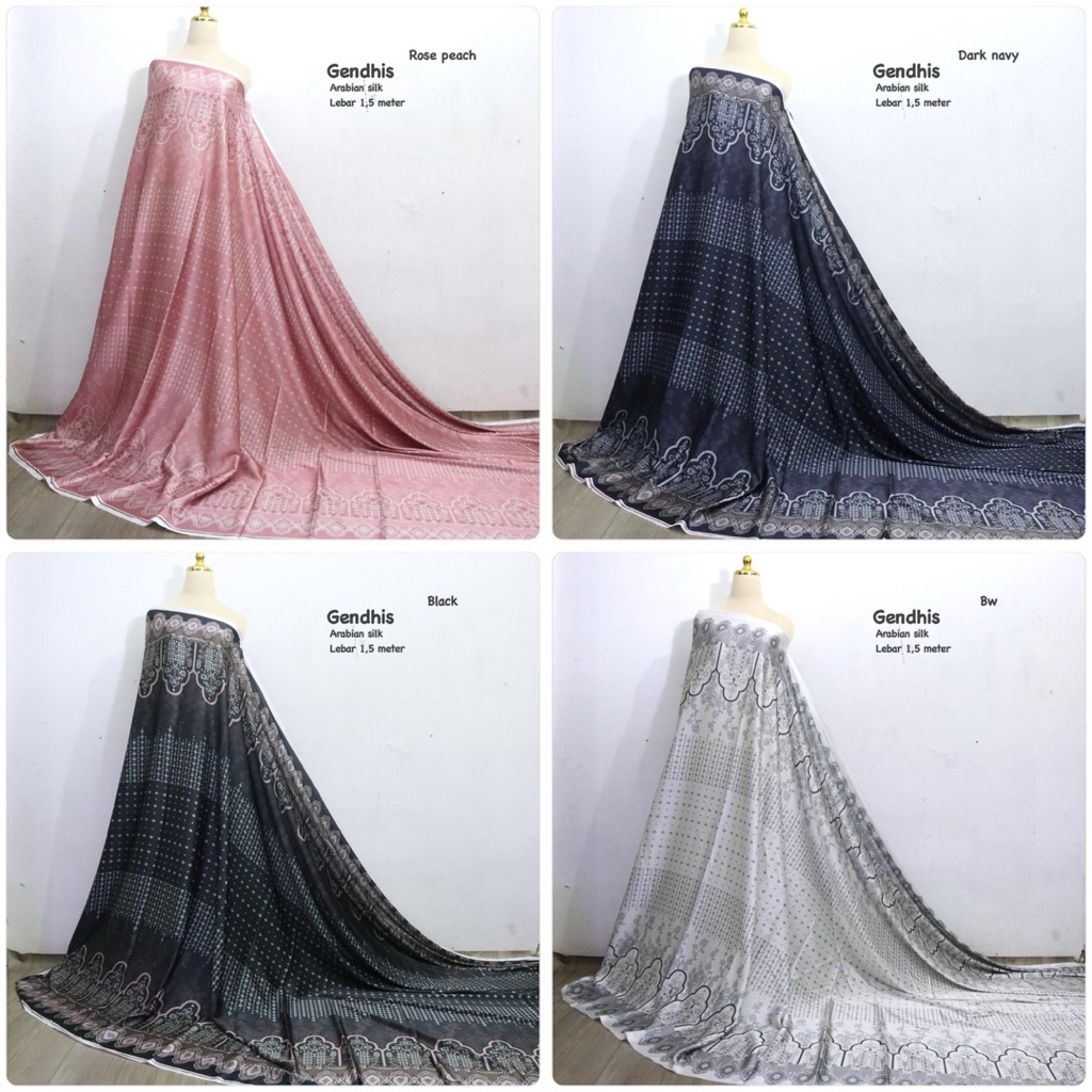 Arabian silk | motif gendhis | kain arabian | kain motif |kainmeteran