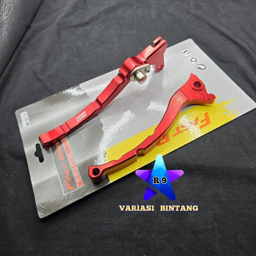 Handle rem kiri kanan variasi cnc mio j mio gt soul gt mio m3-MERAH
