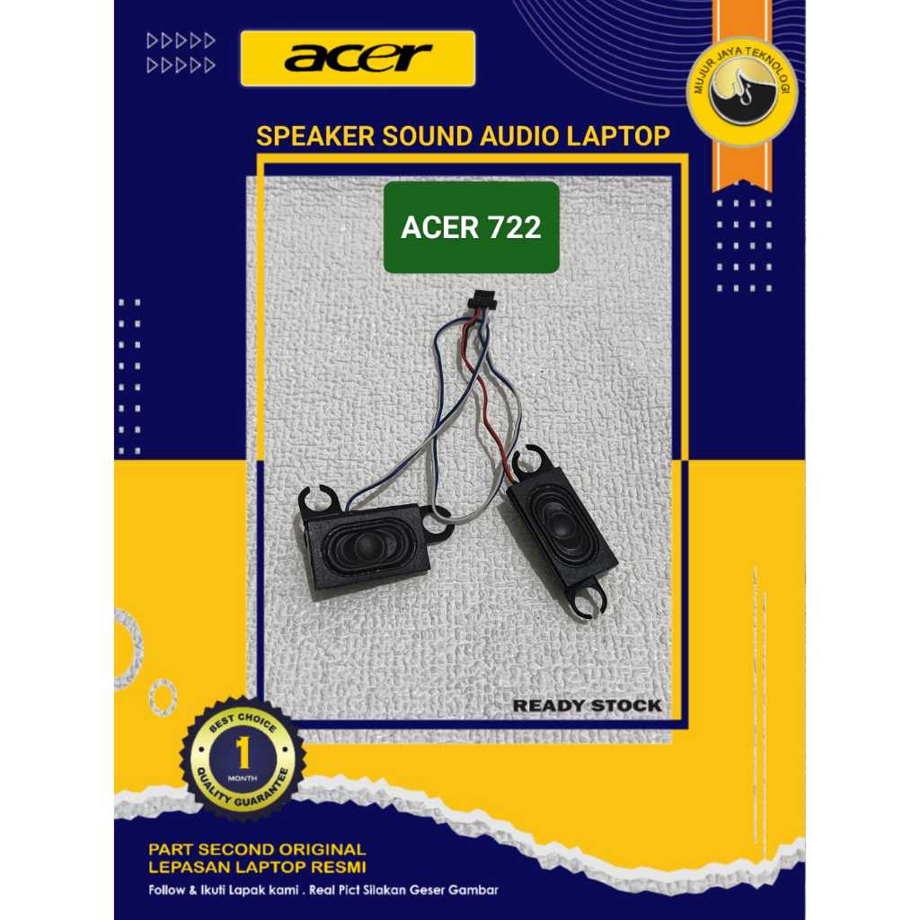 Speaker Sound Audio Laptop ACER ASPIRE ONE 722 AO722 SPKNB75 Original Second Tested