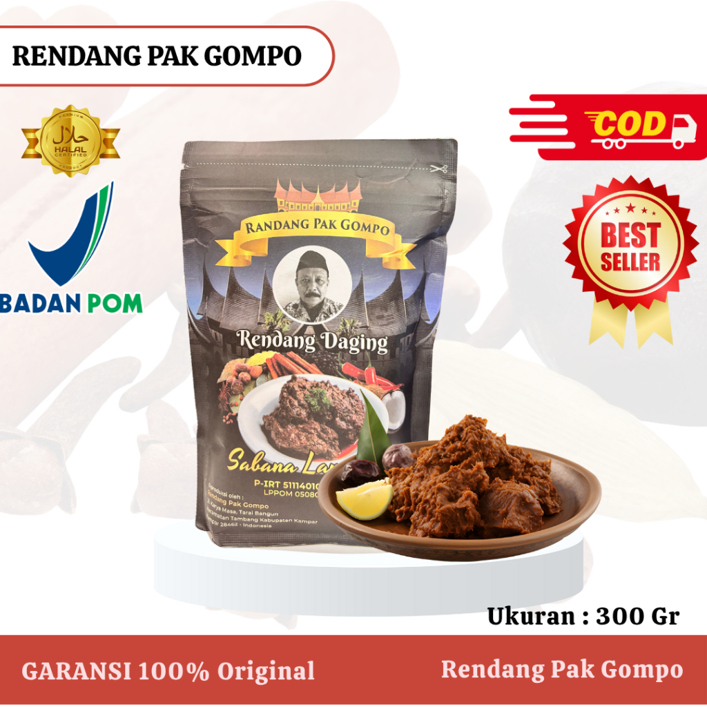 

RENDANG DAGING PAK GOMPO KHAS MINANGKABAU