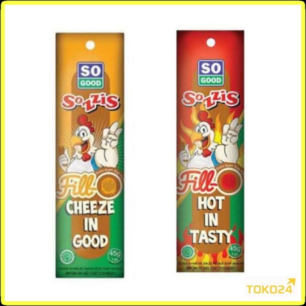 

So Nice Sozzis Fill Cheeze & Hot Siap Makan 45 gr