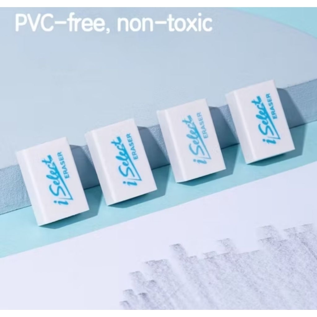 

Deli I-Select Eraser / Penghapus Pensil Putih BebasDebu Tidak Beracun EH326