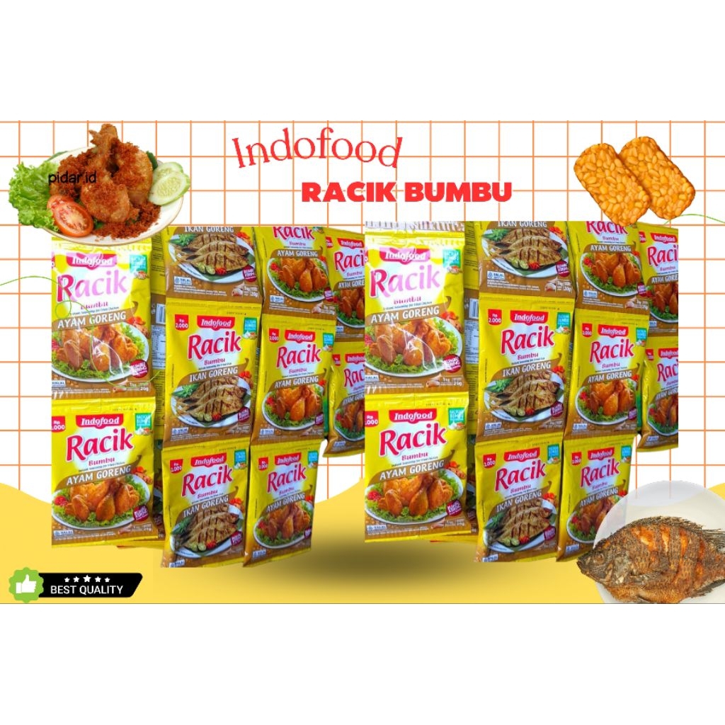 

indofood bumbu racik 10 x 20 gr _ bumbu serbaguna