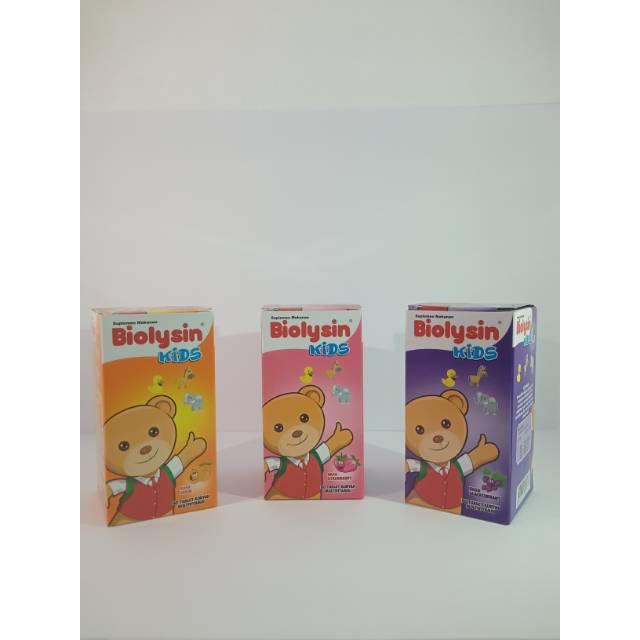 

Biolysin Kids (Jeruk, Strawberry, Anggur)