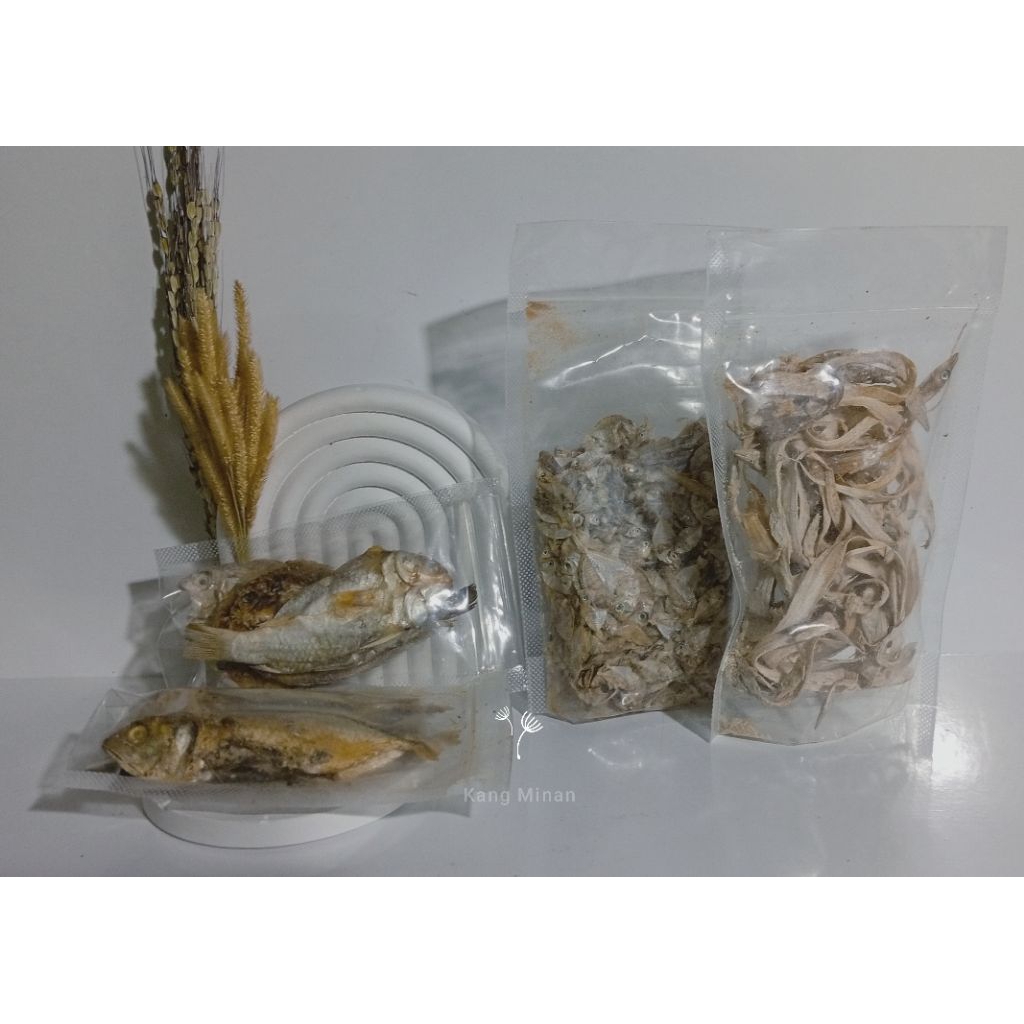 

ikan asin Teri, layur, peda dan kempar