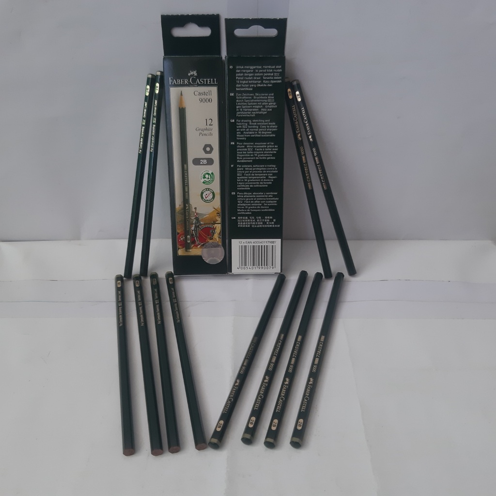 

Pensil 2B Faber-Castell-Castell 9000-Faber Castell