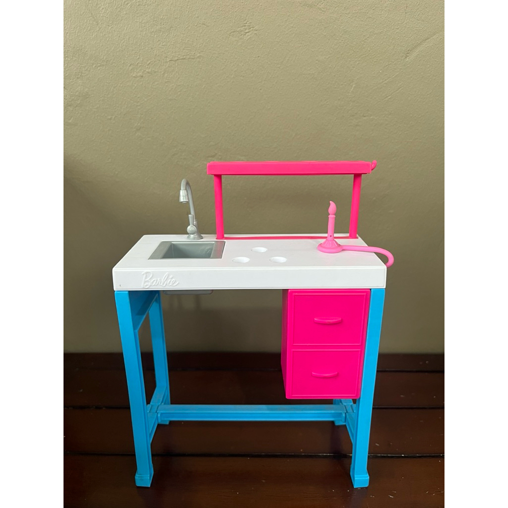 Dapur Barbie P❤️ - Kitchen Sink Barbie - Perabot Rumah Barbie - Mattel
