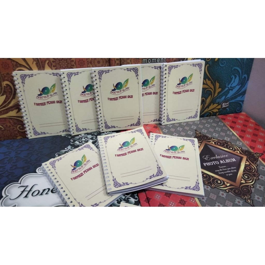 Print Cetak Custom Notes Block Notes Bloknote Buku Seminar